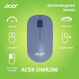 Мышь Acer OMR200 синий оптическая 1200dpi беспров. USB для ноутбука 3but (ZL.MCEEE.01Z)