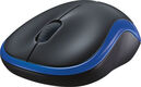 Мышь Logitech M185 черный/синий оптическая 1000dpi беспров. USB для ноутбука 2but (910-002236)