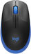 Мышь Logitech M191 черный/синий оптическая 1000dpi беспров. USB 2but (910-005909)