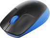 Мышь Logitech M191 черный/синий оптическая 1000dpi беспров. USB 2but (910-005909)