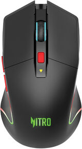Мышь Acer Nitro OMR304 черный оптическая 3200dpi беспров. BT/ Radio USB 6but (ZL.MCECC.01Z)
