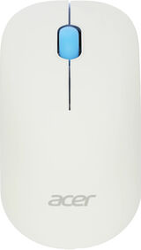 Мышь Acer OMR205 белый/ голубой оптическая 1200dpi беспров. USB для ноутбука 3but (ZL.MCEEE.02H)