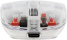 Мышь Defender Ixes MM-999 прозрачный оптическая 2400dpi silent беспров. BT/Radio USB 4but (52999)