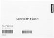 Ноутбук Lenovo K14 Gen 1 Core i7 1165G7 8Gb SSD512Gb Intel Iris Xe graphics 14