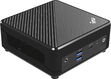 Неттоп IRU 11N1MS N100 (0.8) 8Gb SSD256Gb UHDG FreeDOS GbitEth WiFi BT 65W черный (1992626)
