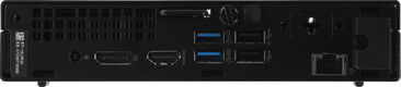 Неттоп Dell Optiplex 7020 Micro i3 14100T (2.7) 16Gb SSD512Gb UHDG 730 Linux Ubuntu GbitEth WiFi BT 90W мышь клавиатура черный (7020-3620)