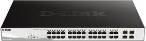 Коммутатор D-Link DGS-1210-28MP DGS-1210-28MP/F 24x1Гбит/с 4xКомбо(1000BASE-T/SFP) 24PoE+ 370W настраиваемый Коммутатор D-Link DGS-1210-28MP DGS-1210-28MP/F 24x1Гбит/с 4xКомбо(1000BASE-T/SFP) 24PoE+ 370W настраиваемый