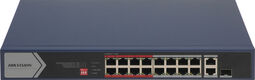 Коммутатор Hikvision DS-3E0318P-E/M(C) 17x100Мбит/с 1SFP 16PoE+ 135W неуправляемый Коммутатор Hikvision DS-3E0318P-E/M(C) 17x100Мбит/с 1SFP 16PoE+ 135W неуправляемый