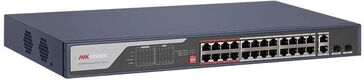 Коммутатор Hikvision DS-3E0326P-E(C) (L2) 24x100Мбит/с 2x1Гбит/с 2SFP 24PoE 370W неуправляемый Коммутатор Hikvision DS-3E0326P-E(C) (L2) 24x100Мбит/с 2x1Гбит/с 2SFP 24PoE 370W неуправляемый