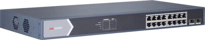 Коммутатор Hikvision DS-3E0518P-E/M 16x1Гбит/с 2SFP 16PoE 125W неуправляемый Коммутатор Hikvision DS-3E0518P-E/M 16x1Гбит/с 2SFP 16PoE 125W неуправляемый