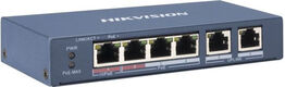 Коммутатор Hikvision DS-3E0106P-E/M 6x100Мбит/с 4PoE+ 35W неуправляемый Коммутатор Hikvision DS-3E0106P-E/M 6x100Мбит/с 4PoE+ 35W неуправляемый