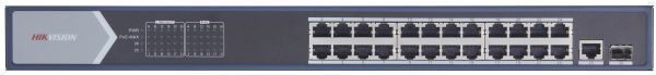 Коммутатор Hikvision DS-3E0526P-E 25x1Гбит/с 1SFP 24PoE+ 270W неуправляемый Коммутатор Hikvision DS-3E0526P-E 25x1Гбит/с 1SFP 24PoE+ 270W неуправляемый