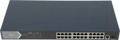 Коммутатор Hikvision DS-3E0526P-E 25x1Гбит/с 1SFP 24PoE+ 270W неуправляемый Коммутатор Hikvision DS-3E0526P-E 25x1Гбит/с 1SFP 24PoE+ 270W неуправляемый