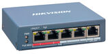 Коммутатор Hikvision DS-3E1105P-EI/ M 5x100Мбит/ с 4PoE+ 60W управляемый DS-3E1105P-EI/M
