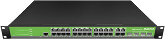 Коммутатор Digma DSW724G-4C-R (L2+) 24x1Гбит/с 4xКомбо(1000BASE-T/SFP) управляемый Коммутатор Digma DSW724G-4C-R (L2+) 24x1Гбит/с 4xКомбо(1000BASE-T/SFP) управляемый