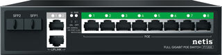 Коммутатор Netis P112GS (L2) 10x1Гбит/с 2SFP 8PoE 120W неуправляемый Коммутатор Netis P112GS (L2) 10x1Гбит/с 2SFP 8PoE 120W неуправляемый