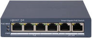 Коммутатор Hikvision DS-3E1506P-EI (L2) 6x1Гбит/с 4PoE 60W управляемый
