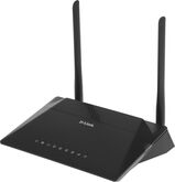 Роутер беспроводной D-Link DSL-224 N300 10/ 100BASE-TX черный