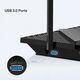 Роутер беспроводной TP-Link ARCHER AX72 PRO AX5400 10/100/1000BASE-TX черный