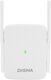 Повторитель беспроводного сигнала Digma D-WR400 AC1200 10/100BASE-TX/Wi-Fi белый