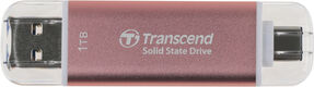 Накопитель SSD Transcend USB-C 1TB TS1TESD310P розовый USB-A Накопитель SSD Transcend USB-C 1TB TS1TESD310P розовый USB-A