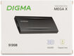 Накопитель SSD Digma USB3.2 Gen2x2 512GB DGSM8512G2MGG MEGA X 1.8 Накопитель SSD Digma USB3.2 Gen2x2 512GB DGSM8512G2MGG MEGA X 1.8
