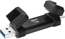Накопитель SSD Silicon Power USB-C 1TB SP001TBUC3S72V1K DS72 1.8 Накопитель SSD Silicon Power USB-C 1TB SP001TBUC3S72V1K DS72 1.8
