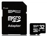 Флеш карта microSDHC 32GB Silicon Power SP032GBSTH010V10SP + adapter&nbsp;<img style='position: relative;margin:0' src='/image/only_to_order_edit.gif' alt='На заказ' title='На заказ' />