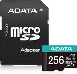 ADATA
Флеш карта microSDXC 256GB A-Data AUSDX256GUI3V30SA2-RA1 Premier Pro + adapter