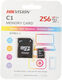 Флеш карта microSDXC 256GB Hikvision HS-TF-C1(STD)/256G/Adapter C1 V30 + adapter Флеш карта microSDXC 256GB Hikvision HS-TF-C1(STD)/256G/Adapter C1 V30 + adapter