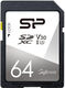Флеш карта SDXC 64GB Silicon Power SP064GBSDXCV3V10 Superior V30 w/o adapter