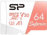 Флеш карта microSDXC 64GB Silicon Power SP064GBSTXDV3V20 Superior V30 A1 w/ o adapter&nbsp;<img style='position: relative;margin:0' src='/image/only_to_order_edit.gif' alt='На заказ' title='На заказ' />