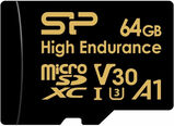 Флеш карта microSDXC 64GB Silicon Power SP064GBSTXDV3V1HSP High Endurance V30 A1 + adapter