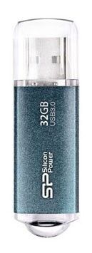 Флеш Диск Silicon Power 32Gb Marvel M01 SP032GBUF3M01V1B USB3.0 синий&nbsp;<img style='position: relative;margin:0' src='/image/only_to_order_edit.gif' alt='На заказ' title='На заказ' />