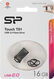 Флеш Диск Silicon Power 16Gb Touch T01 SP016GBUF2T01V1K USB2.0 черный/серебристый Флеш Диск Silicon Power 16Gb Touch T01 SP016GBUF2T01V1K USB2.0 черный/серебристый