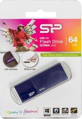 Флеш Диск Silicon Power 64Gb Ultima U05 SP064GBUF2U05V1D USB2.0 синий&nbsp;<img style='position: relative;margin:0' src='/image/only_to_order_edit.gif' alt='На заказ' title='На заказ' />