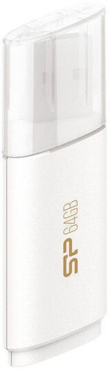 Флеш Диск Silicon Power 64Gb Blaze B06 SP064GBUF3B06V1W USB3.0 белый&nbsp;<img style='position: relative;margin:0' src='/image/only_to_order_edit.gif' alt='На заказ' title='На заказ' />