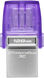 Флеш Диск Kingston 128Gb DataTraveler microDuo 3C DTDUO3CG3/128GB USB3.0 фиолетовый Флеш Диск Kingston 128Gb DataTraveler microDuo 3C DTDUO3CG3/128GB USB3.0 фиолетовый