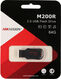 Флеш Диск Hikvision 64GB M200R Hiksemi HS-USB-M200R/64G USB2.0 черный Флеш Диск Hikvision 64GB M200R Hiksemi HS-USB-M200R/64G USB2.0 черный