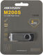 Флеш Диск Hikvision 16GB M200S Hiksemi HS-USB-M200S/16G/U3 USB3.0 серебристый/черный Флеш Диск Hikvision 16GB M200S Hiksemi HS-USB-M200S/16G/U3 USB3.0 серебристый/черный