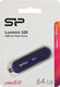 Флеш Диск Silicon Power 64Gb Ultima LuxMini 320 SP064GBUF2320V1B USB2.0 синий