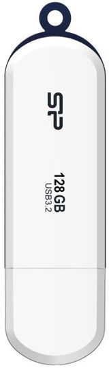 Флеш Диск Silicon Power 128Gb Blaze B32 SP128GBUF3B32V1W USB3.2 белый/ синий&nbsp;<img style='position: relative;margin:0' src='/image/only_to_order_edit.gif' alt='На заказ' title='На заказ' />