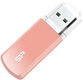 Флеш Диск Silicon Power 32GB Power Helios SP032GBUF3202V1P USB3.2 розовый