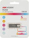 Флеш Диск Hikvision 128GB M200 Hiksemi HS-USB-M200 128G USB2.0 серебристый
