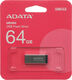 ADATA
Флеш Диск A-Data 64GB UR350 UR350-64G-RSR/BK USB3.2 серебристый/черный