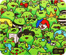 Коврик для мыши Cactus Frogs 300x250x3мм (CS-MPC-D09M)