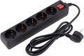 Сетевой фильтр PC Pet AP01006-1.8-B 1.8м (5 розеток) черный (пакет ПЭ) Сетевой фильтр PC Pet AP01006-1.8-B 1.8м (5 розеток) черный (пакет ПЭ)