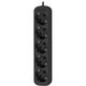 Сетевой удлинитель Defender M550 5м (5 розеток) черный (коробка) Сетевой удлинитель Defender M550 5м (5 розеток) черный (коробка)