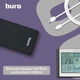 Сетевой фильтр Buro 500UNH-1.8-BG 1.8м (5 розеток) черный/серый (коробка)