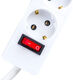 Сетевой фильтр PROconnect STANDARD 3м (4 розетки) белый (пакет ПЭ)